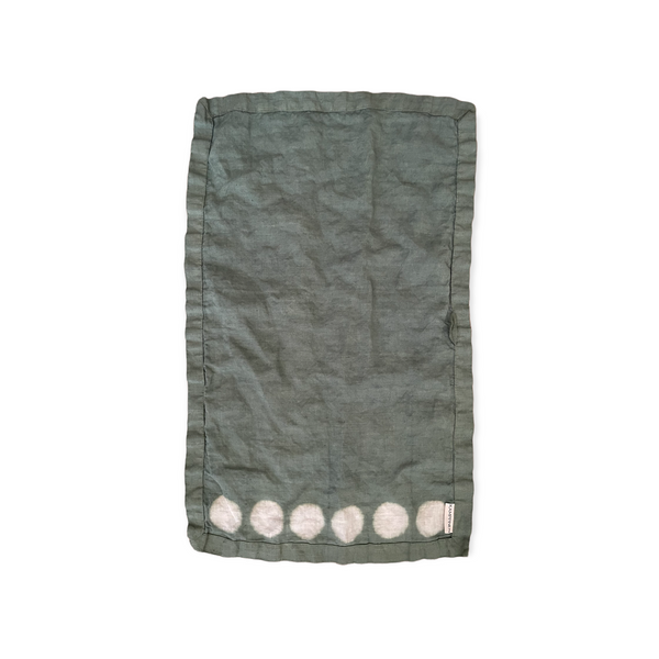 Moon Linen Hand Towel - Sage – KAMPPINEN